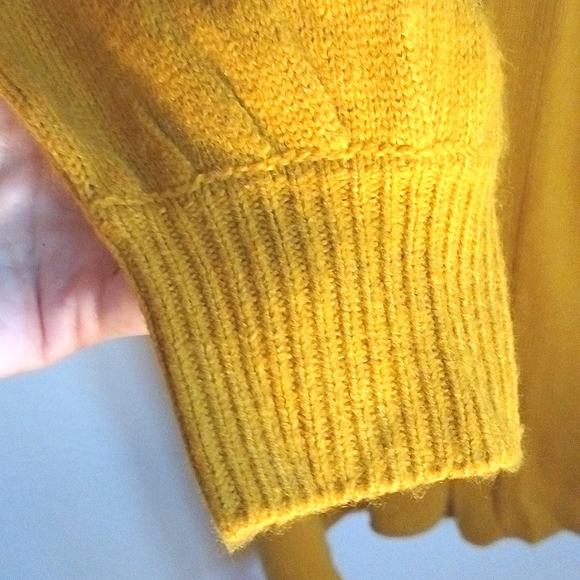89th + Madison SPICY Mustard L/G  Cardigan with pockets Soft & Long - Picture 5 of 6